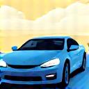 Icono de un automóvil moviéndose rápidamente.